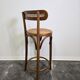Bentwood Bar Stool with Cane Seat & Back