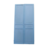 pair of large old wooden doors