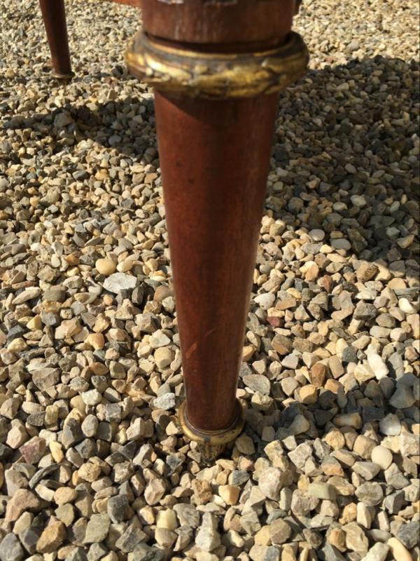 Mahogany Showcase - Bronze Golden Style Louis XVI