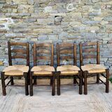 Ensemble de 4 chaises Georges Robert