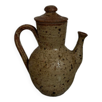 Pyrite stoneware teapot