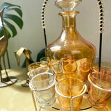 Aperitif service, cooked wine, port or liqueur Verrerie de Monaco