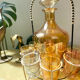 Aperitif service, cooked wine, port or liqueur Verrerie de Monaco