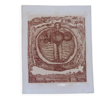 lithographie de Aristide Caillaux