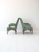 Pair of Vintage 1950s Scandinavian Mint Green Armchairs