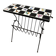 Table d'appoint, porte-revue en carreaux en céramique et fer N. Teplow, années 1950