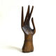 Main baguier en bois