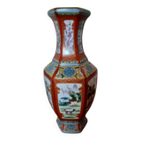 Chinese vase in rose family porcelain