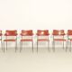 Set of six Kumo chairs by Toshiyuki Kita for Casas, Spain, 1989