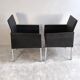 Superb pair of KFF "Texas" armchairs by Karl Friedrich Förster.