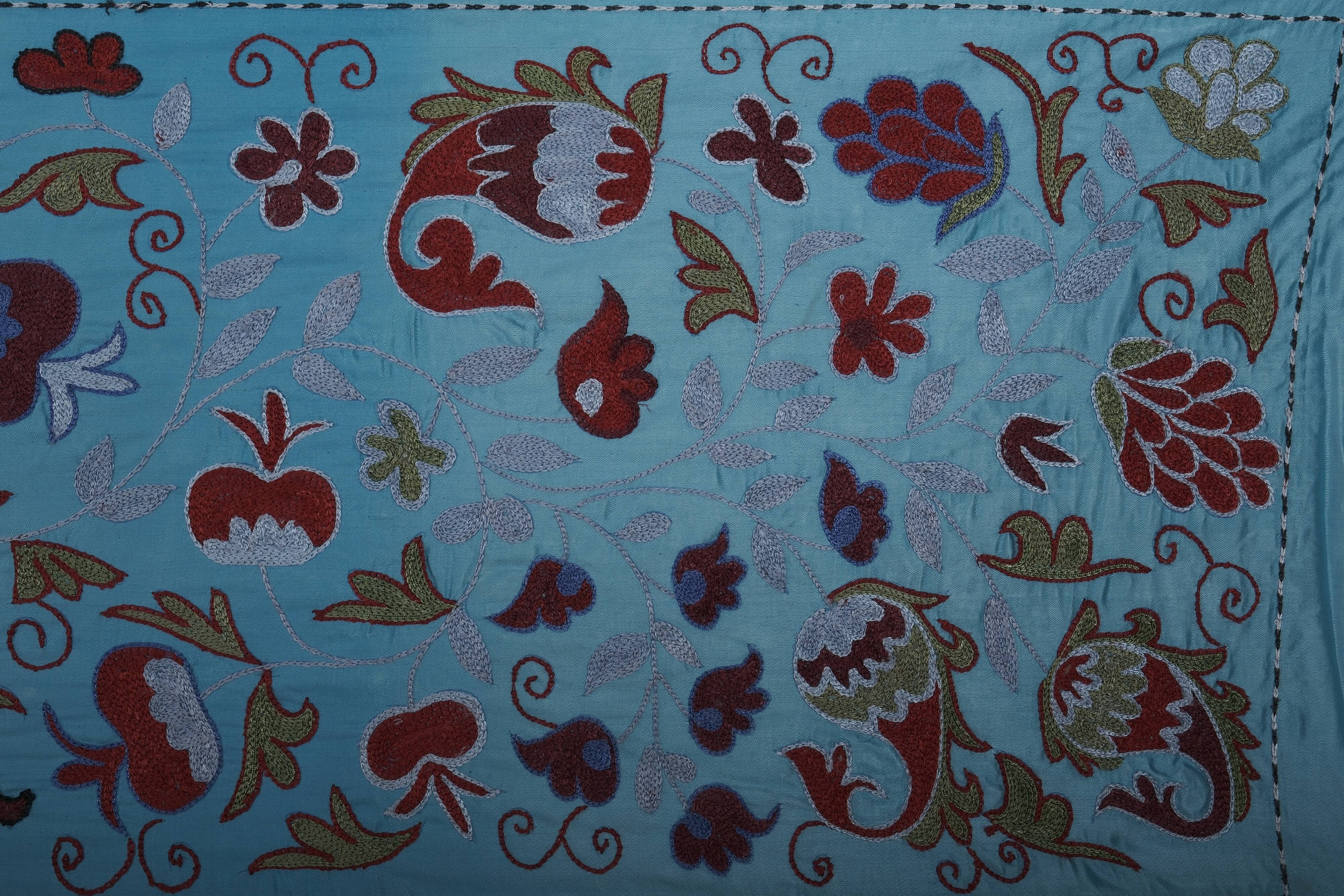 Hand knotted rug, vintage Turkish rug 53x190 cm