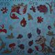 Hand knotted rug, vintage Turkish rug 53x190 cm