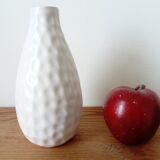 small white honeycomb ceramic vase