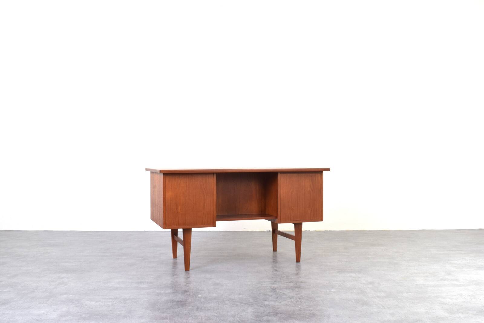 Mid-Century Danish Teak Executive Desk, 1960s.