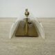 Vintage lucite and brass wall lamp ,1970s