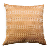Yellow and beige Kachin cushion