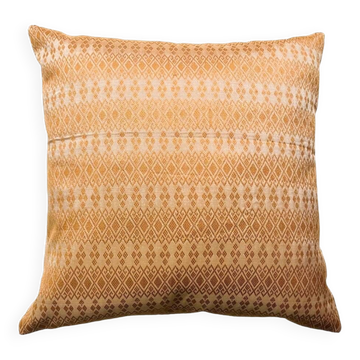 Yellow and beige Kachin cushion