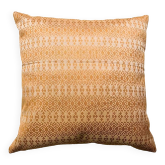 Coussin Kachin jaune et beige