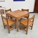 Table pin et chaises « hongisto » Ilmari Tapiovaara
