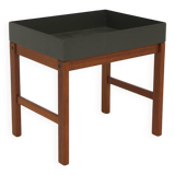 Scandinavian teak and metal planter, Sweden 1960