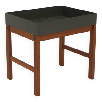 Scandinavian teak and metal planter, Sweden 1960