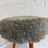 Tabouret moelleux vintage