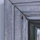 Beveled mirror patinated wood early 20th century