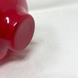 Vase rouge en opaline Empoli
