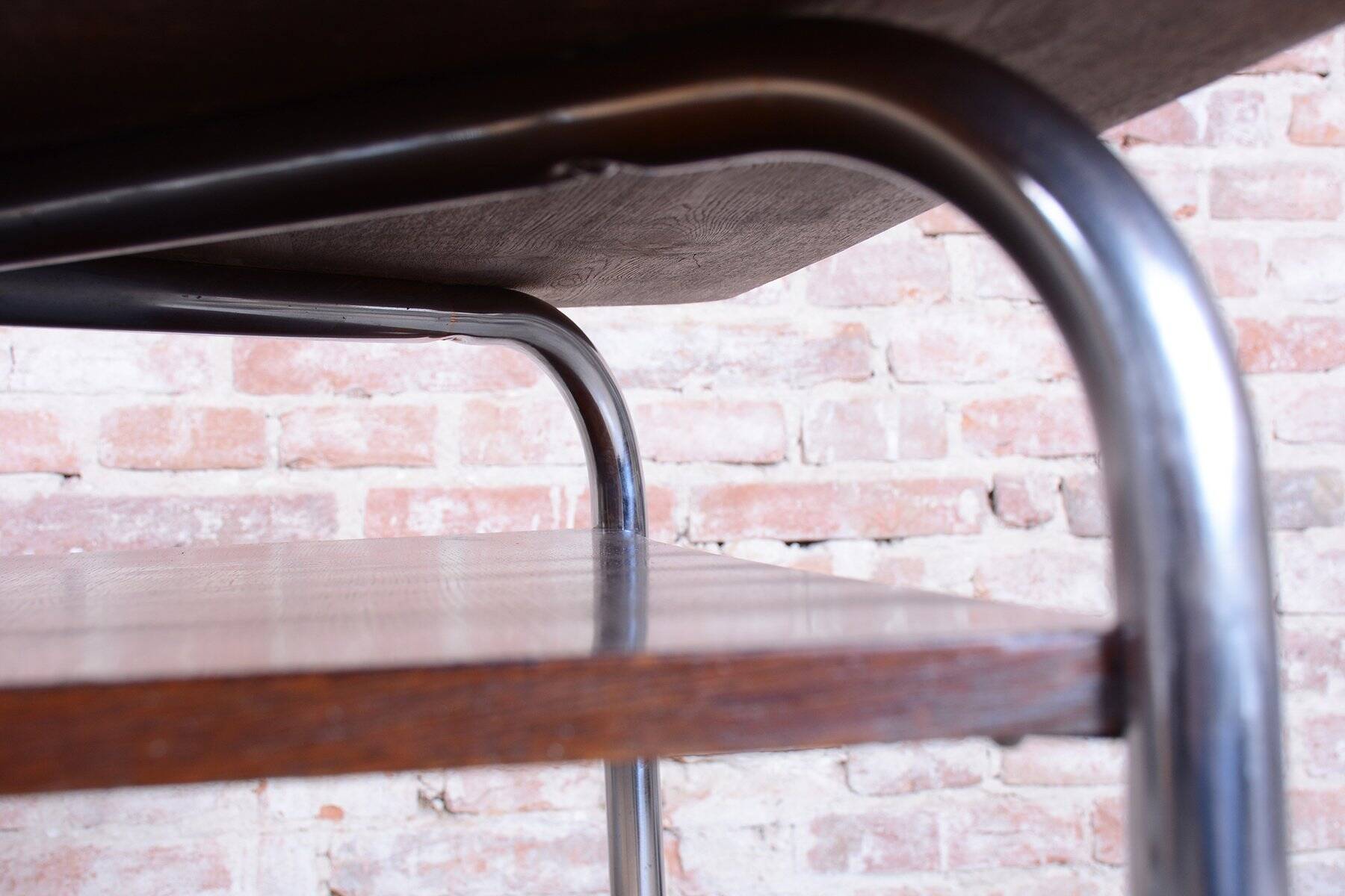 Bauhaus Table in Oak by Vichr a Spol, 1940s