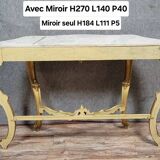 Console Vénitienne et miroir  style Louis XV baroque en bois doré