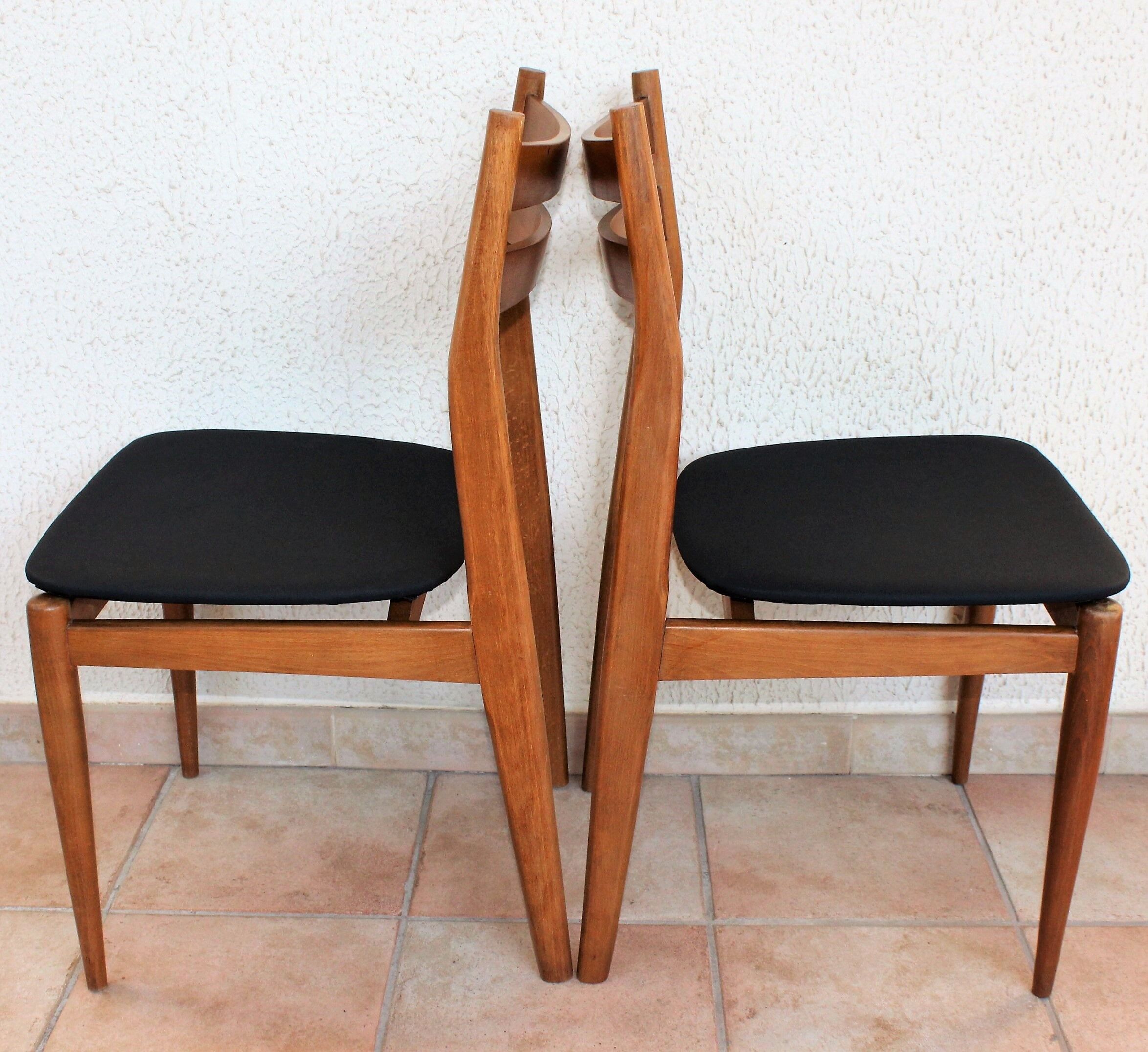 Paire de chaises scandinaves vintage
