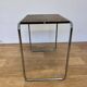 Table d'appoint ou table gigogne en chrome Bauhaus par Marcel Breuer pour Mucke Melder, années 1930.
