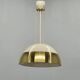 1970s Brass and Lacquered Metal Pendant, Czechoslovakia
