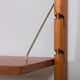 Teak 2-Bay Ergo Modular Wall Unit with double chest of drawers, a cabinet & 2 shelves by John Texmon