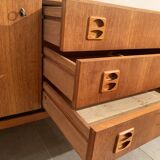 Scandinavian teak row from the 1960s