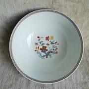 Saladier rond en porcelaine de Limoges Bernardaud modèle Pondichéry