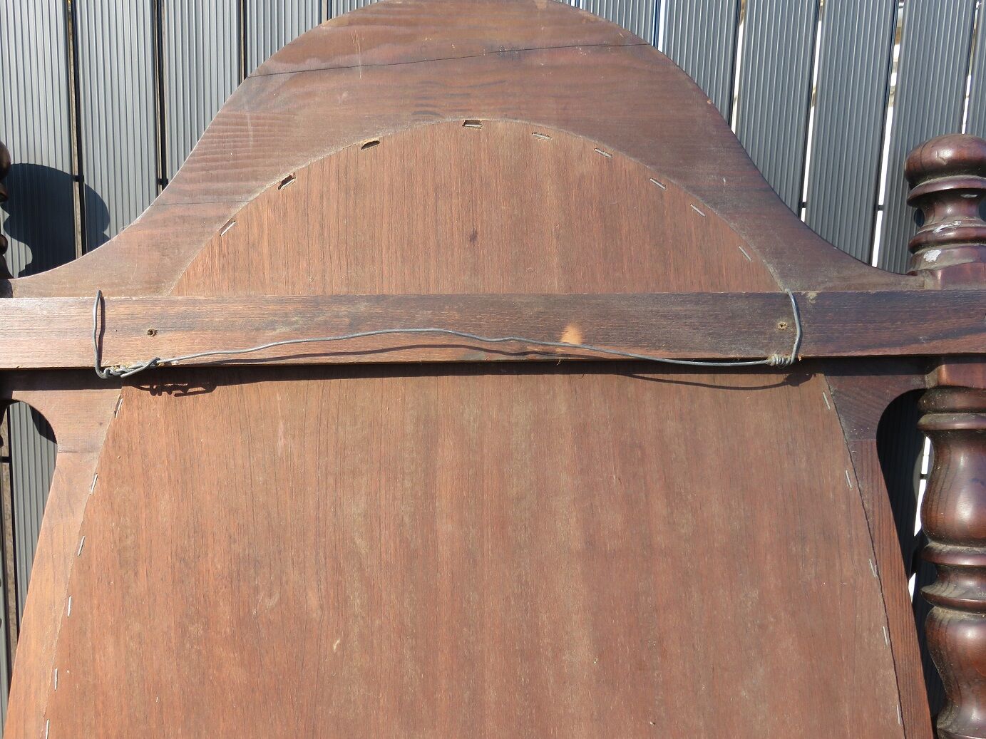 Wooden mirror oval 120x70cm