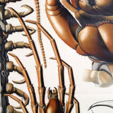 Poster of the 20th century Paul Pfurtscheller "centipede" 1912