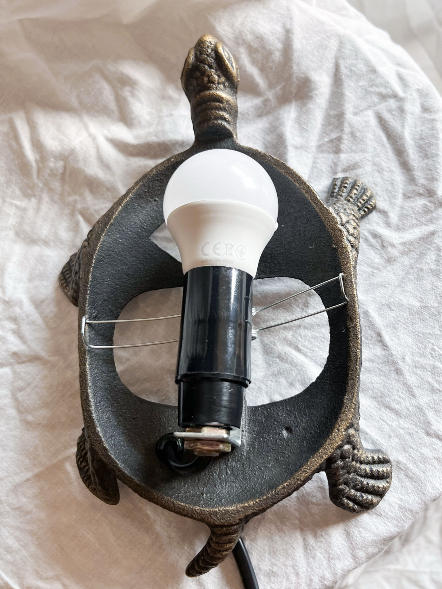 vintage turtle lamp in Tiffany style