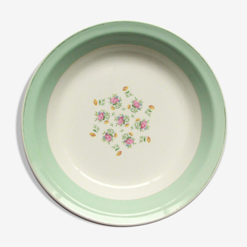 Flowery service porcelain opaque earthenware ancient Lunéville