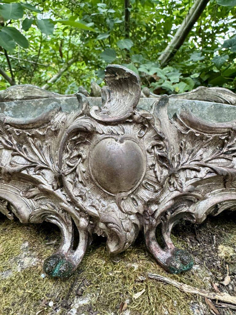 Large silver planter from the Napoleon III period