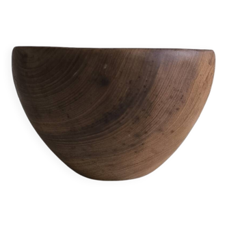 Olive wood salad bowl from the 50s