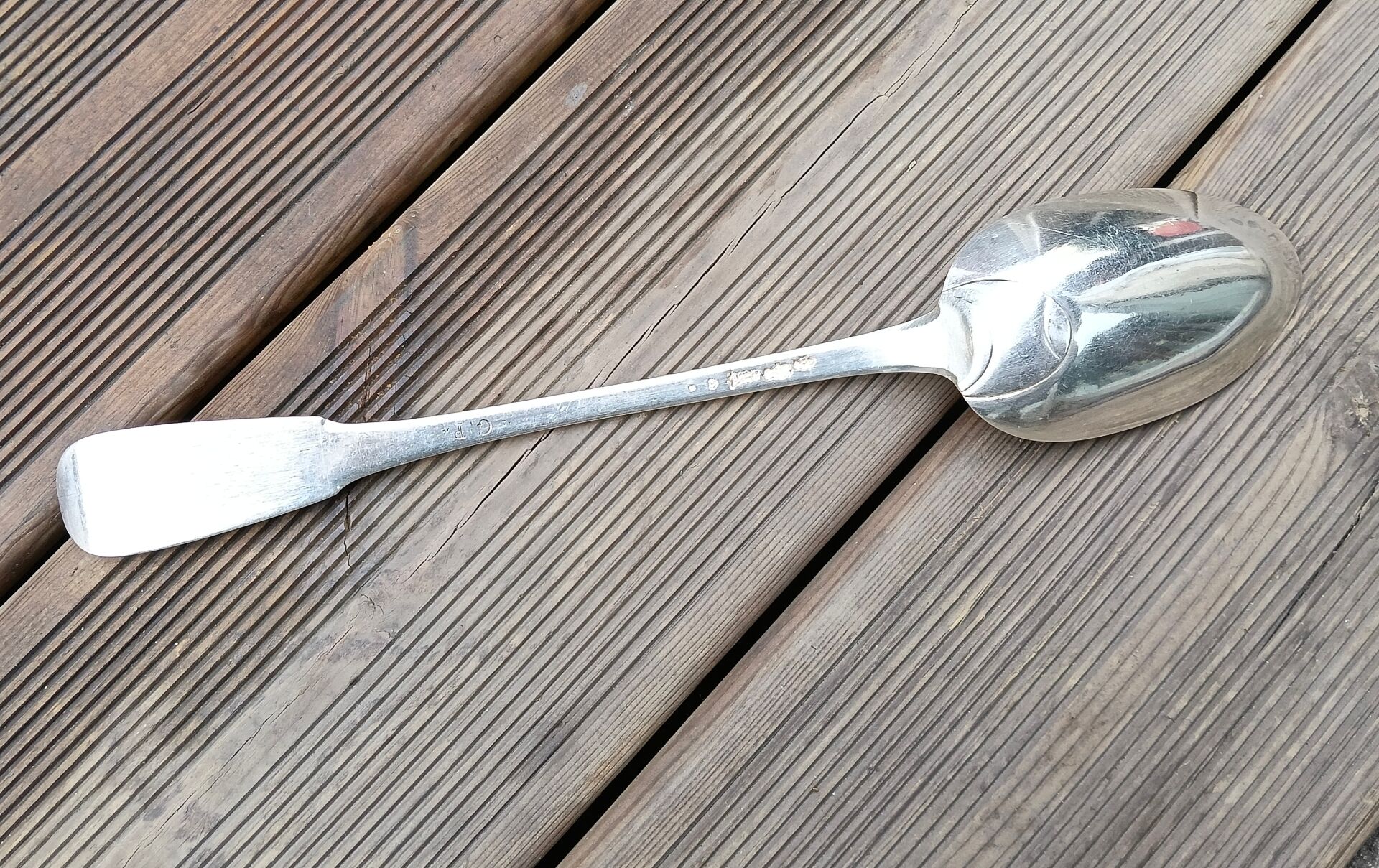 18th-century stew spoon