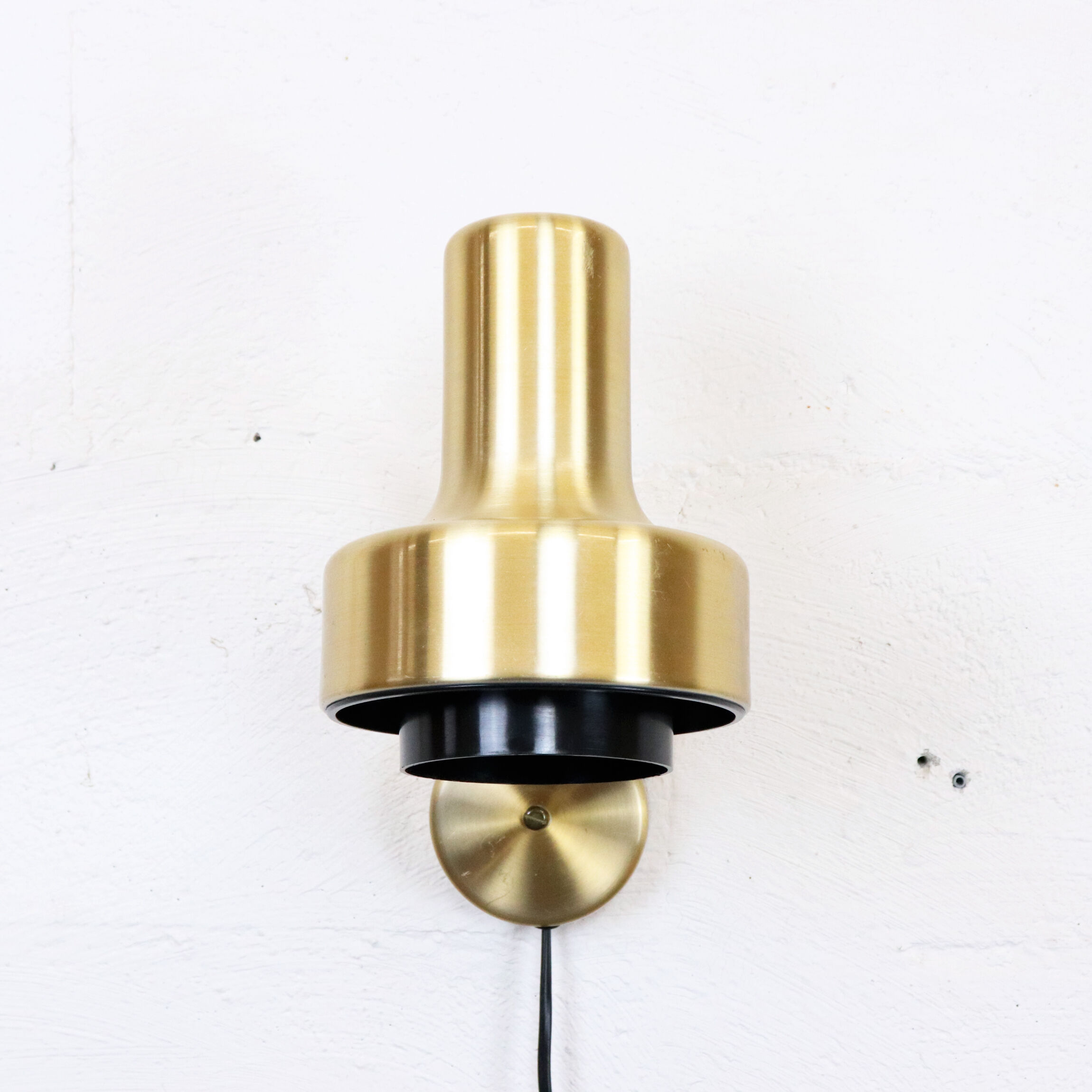 Articulated metal wall lamp, Elidus, Sweden, 1960