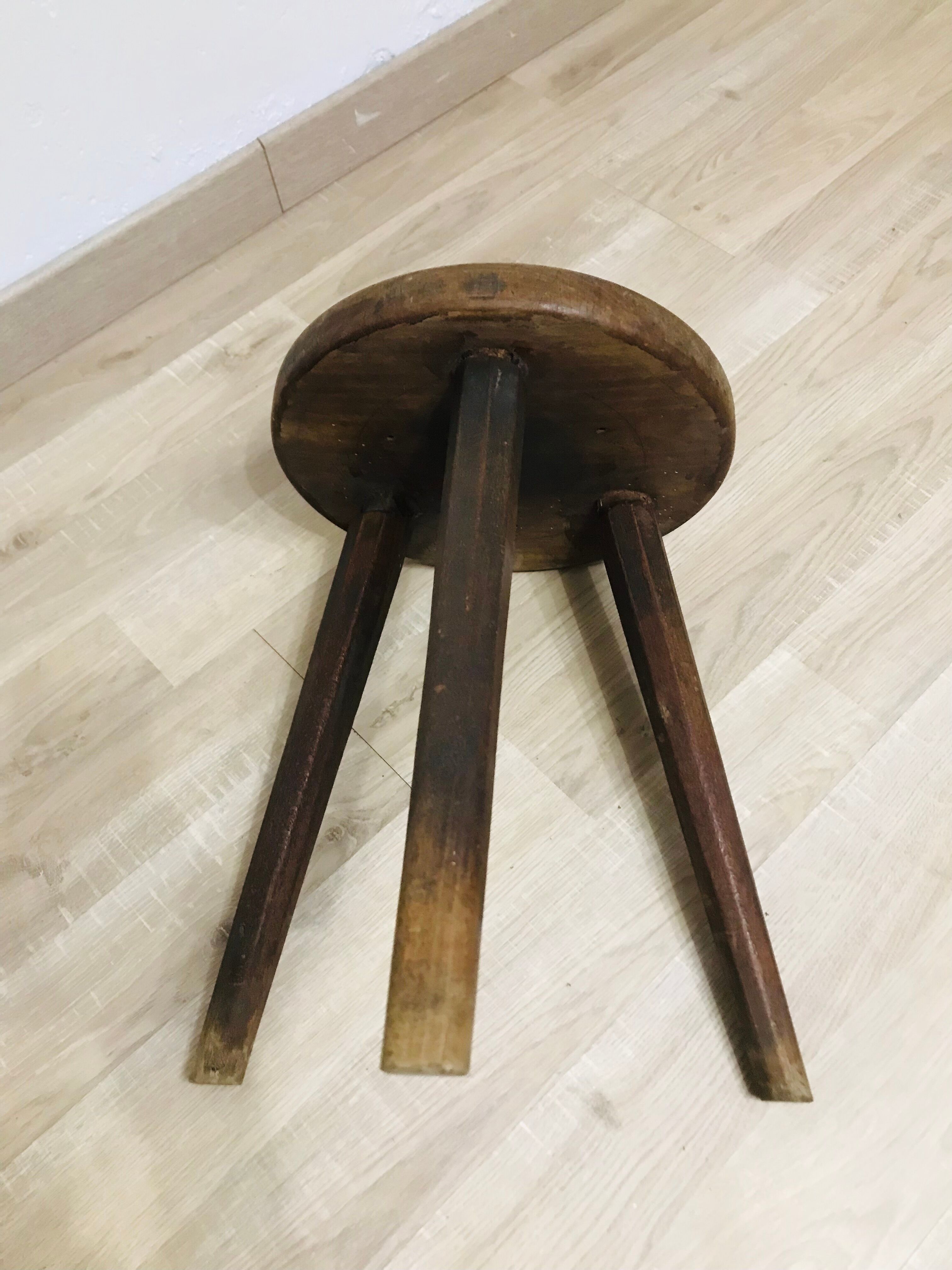 Old farm stool