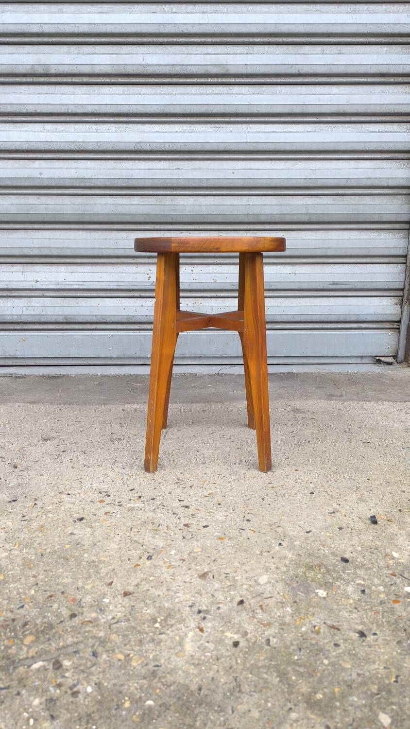 60s compass foot stool
