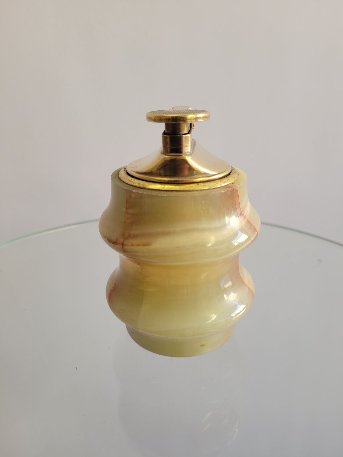 Briquet de table en onyx