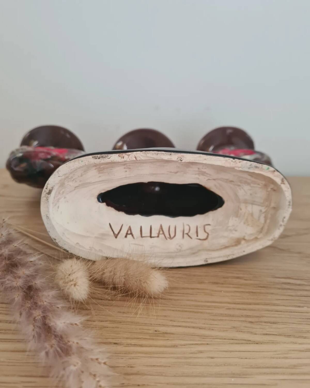 Vallauris 3-branched candle holder