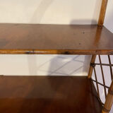 Vintage rattan shelf