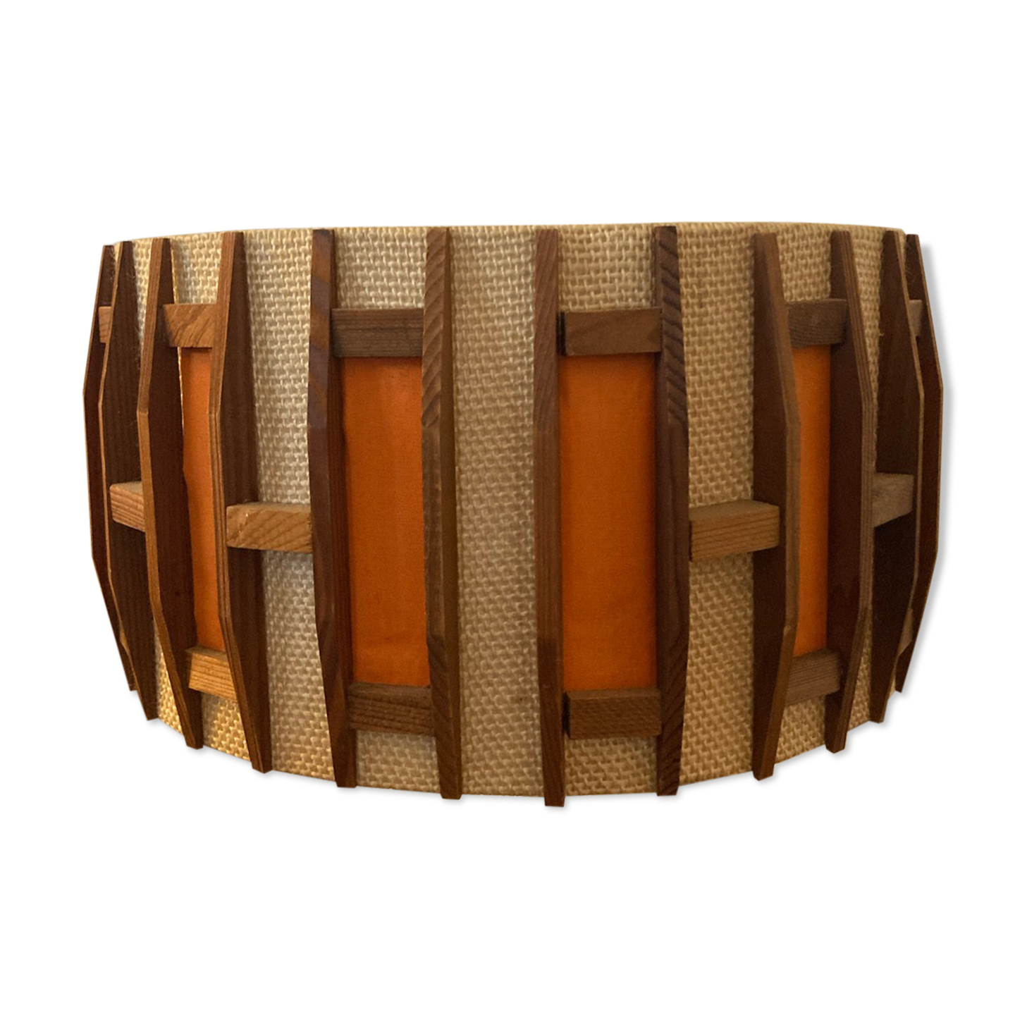 Orange vintage pendant lamp